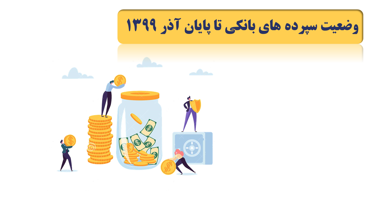 وضعیت سپرده‏ های بانکی تا پایان آذر 1399